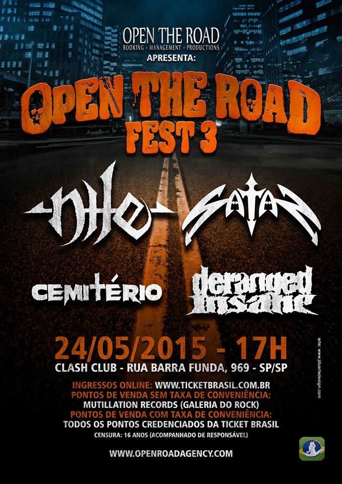 Satan Confirmed For Open The Road Festival III (Brazil) Satan
